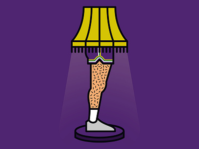 John Stockton Leg Lamp basketball christmas story flat john stockton leg lamp light nba sports utah jazz