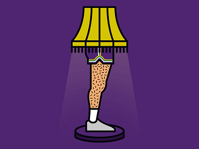 John Stockton Leg Lamp