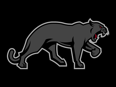 Panther Logo branding cat college fierce identity logo logos panther sports university