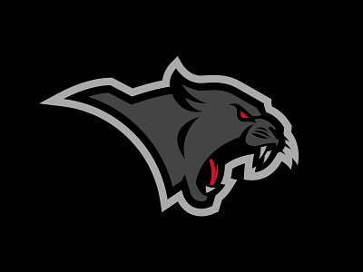 Clark Atlanta University Panthers branding cat design head identity logo panther panthers sport sports