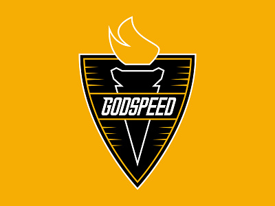 AFFL - Godspeed affl branding fire flag football flame football godspeed logo michael johnson nfl running speed sport sports