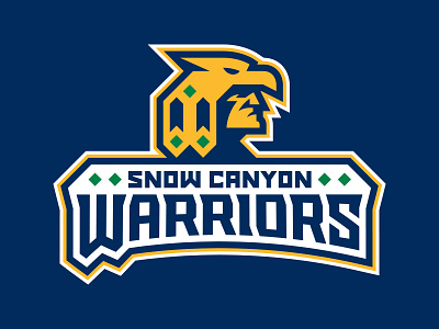 Snow Canyon Warriors Logo chief high school indian logo snow canyon sport sports warrior warriors