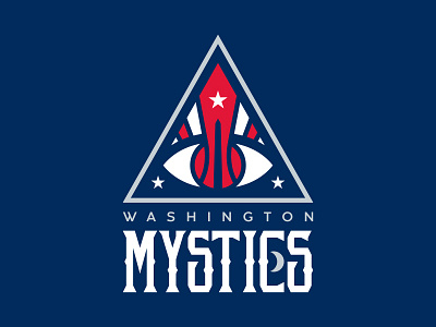 Washington Mystics Logo Concept basketball mystical mystics nba redesign sport sports washington wnba