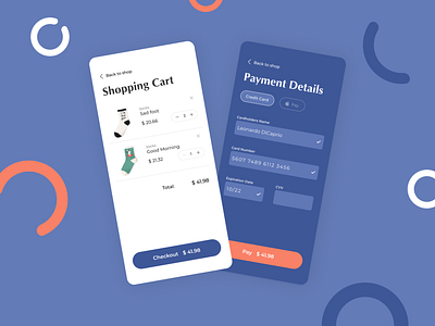 Credit card checkout – Daily UI Challenge #002
