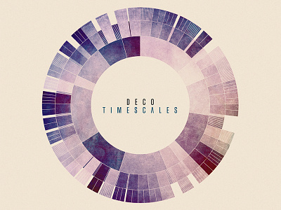 Timescales Cover Art album cover d3 dataviz music print