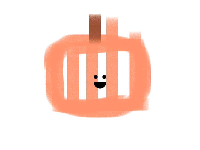 You know what time it is. doodle gif pumpkin time