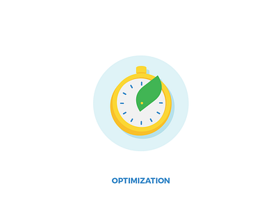 Mintleaf icons - optimization flat icon illustration set