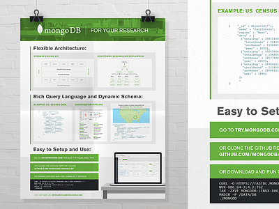 Sigmod Poster architecture mockup mongodb poster research tech