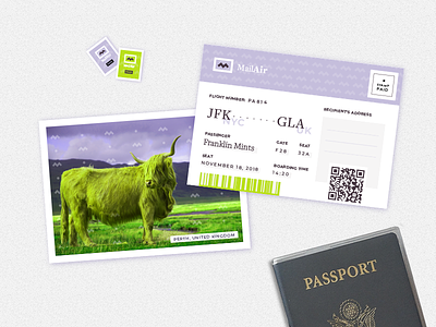 Boarding Pass Postcard boarding boardingpass designchallenge flight fly mail postcard travel trip