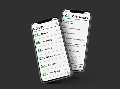 Minimalistic Notes App