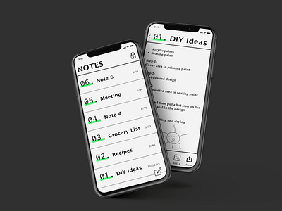 Minimalistic Notes App