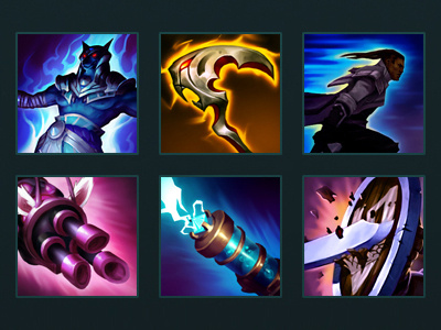 Some LoL Icons icons jinx league league of legends legends lol lucian mastery nasus scepter vampiric