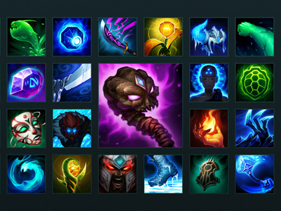 LoL Icons Batch 2 icons league league of legends legends lissandra lol sejuani trundle tryndamere udyr yasuo zac