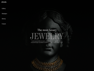 Medusa Jewelry branding design illustration jewelry shop ui ux web webdesign website website design