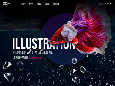 Bubble World design illustration marketing ui ux vector web webdesign website website design