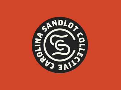 Carolina Sandlot Collection - Monogram & Badge badge baseball monogram north carolina raleigh sandlot