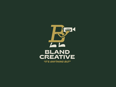 Bland Creative & Video Services agency logo identity logo mascot video