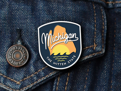 Michigan Pins! enamel pin madebycooper michigan mitten pins