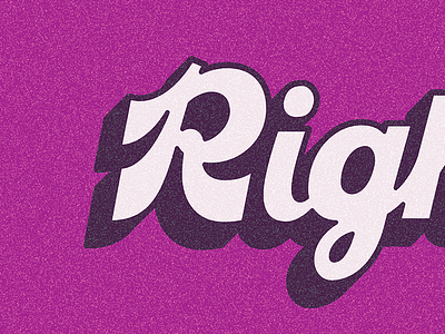 Right on, again, maaaaan. 60s 70s groovy handlettered retro throwback vintage