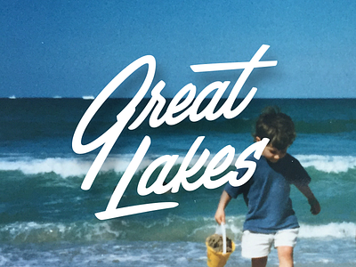 'Great Lakes' Transfer Sticker great lakes handlettering michigan sticker stickermule