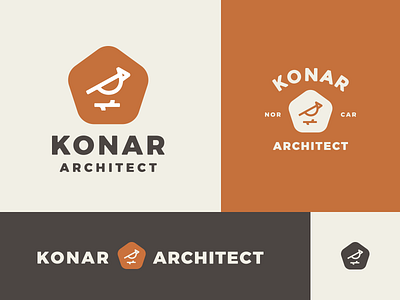 Konar Architect architect cardinal icon logomark north carolina raleigh