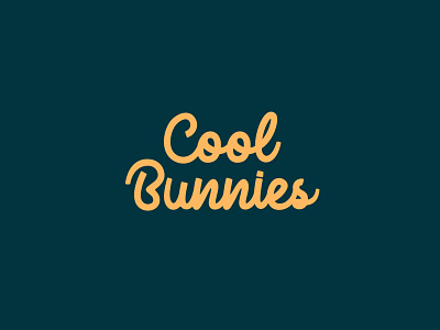 Logo design for Cool Bunnies branding design graphic design logo typography