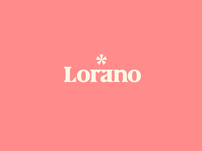 Classic type logo design for Lorano branding cassic design graphic design logo typography