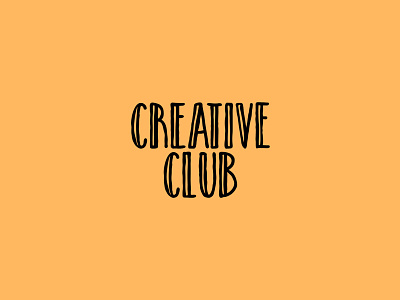 Creative club logo design branding design graphic design logo typography