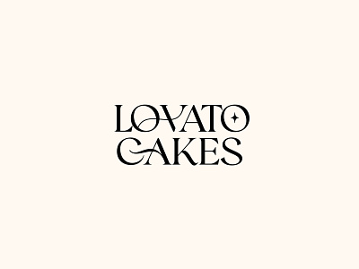 Cecorative logotype design for Lovato Cakes