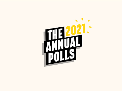 logo concept for the annual polls 2021 branding design graphic design logo typography