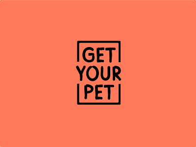 Logo design for Get your pet branding design graphic design logo typography