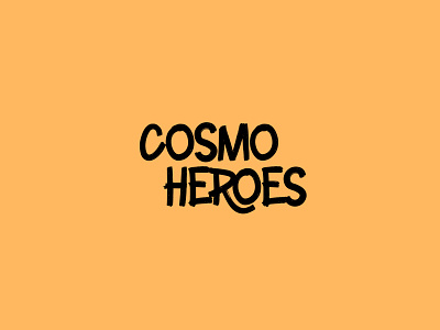 Logo design for Cosmic Heroes badge branding design graphic design illustration kids logo typography ui vector