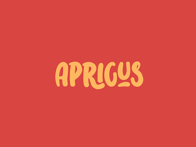 Playful logo design for Apricus branding graphic design logo playful typography