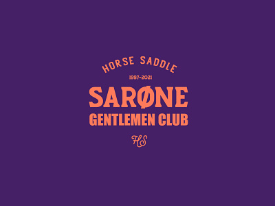 Original logo badge for Sarone badge branding graphic design logo