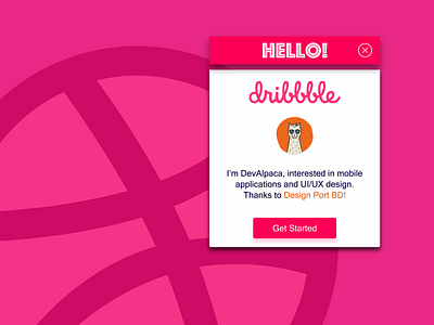 Hello Dribbble!