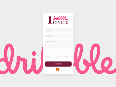 One Dribbble Invite - Giveaway adobe xd adobexd android app design devalpaca draft drafted dribbble dribbble invite giveway invite invite giveaway mobile app design mobile design ui ui design ux