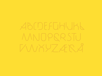 Jazzing geometric type type design typography yellow