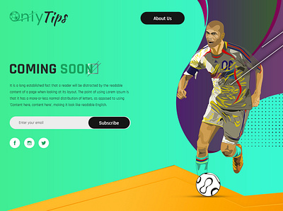 Score Football Banner ui ux webdesign