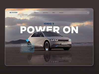 Hyundai IONIQ 5 - Web Design Concept