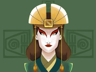 Avatar Kyoshi avatar illustration portrait