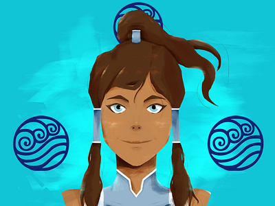 Avatar Korra avatar illustration portrait