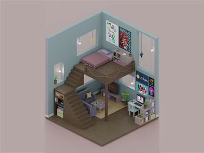 Isometric Room