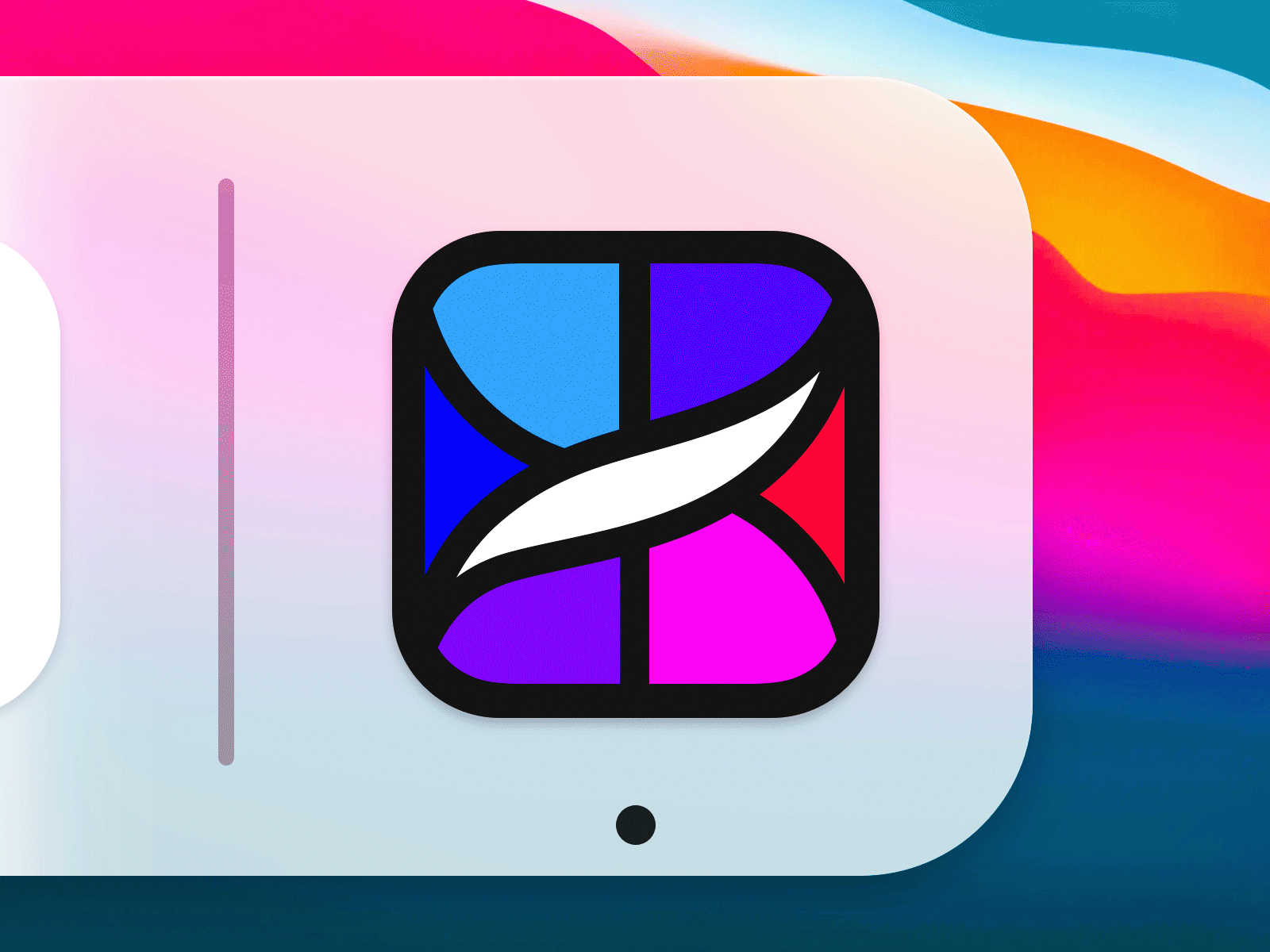 Procreate app icon redesign (version 2) abstract animation app art bigsur branding card color dashboard design icon identity illustration ios iphone logo macos ui ux vector