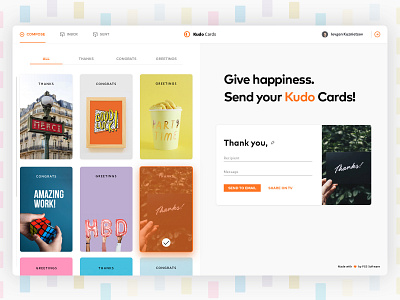 Kudo Cards manager dashboard