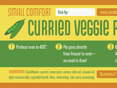 Curried! food label work in progress