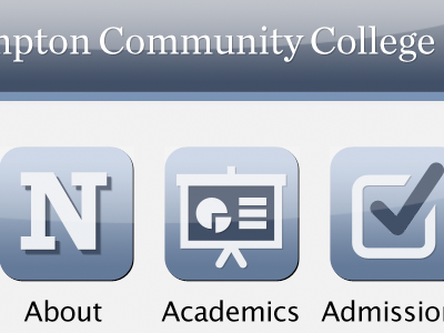 Community College Mobile Site icons mobile web