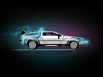 Delorean backtothefuture black blue car delorean design icon pixel purple teaser