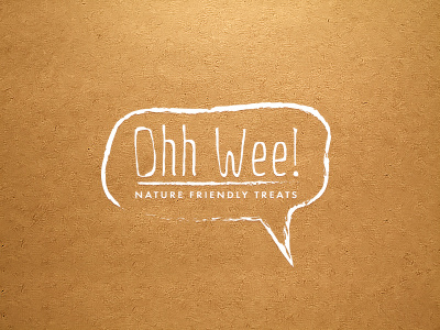 Oh Wee art brand branding brown craft design fun identity logo logotype mockup ui