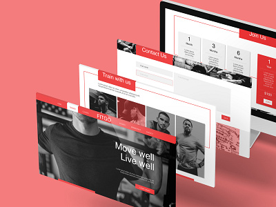 Fitness Website Design