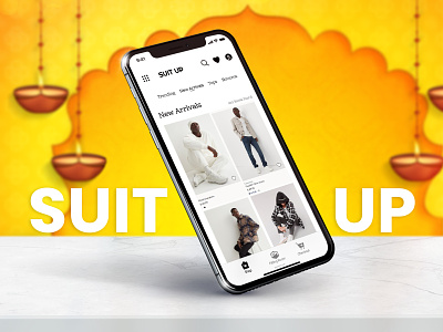 Clothing Store App w/ AR fitting branding design s ui